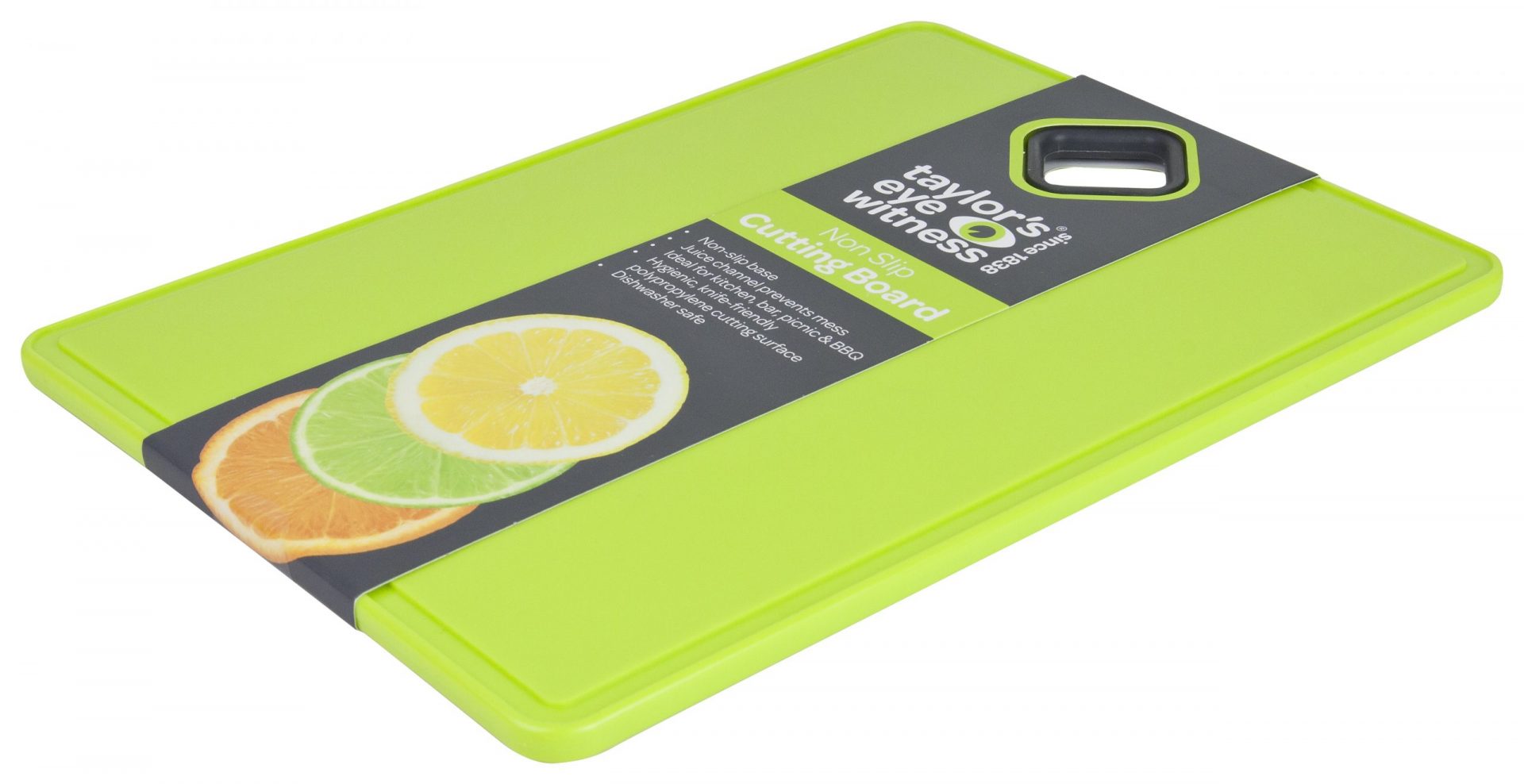 Taylors Non Slip Cutting Board 28Cm Green - Om431Agr image 0