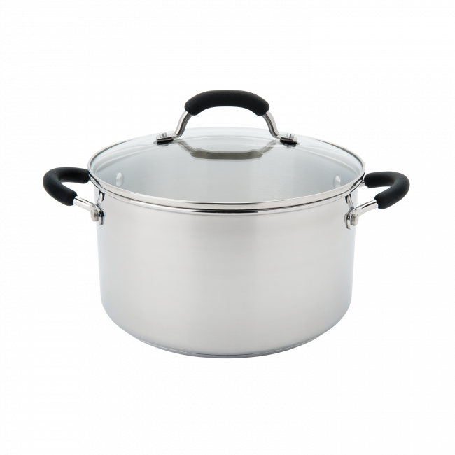 Raco Contemporary 24cm/5.7L Stainless Steel Stockpot image 0