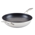 Circulon C-Series Hybrid Clad Stainless Steel Nonstick Induction Open Stirfry 32cm image 0