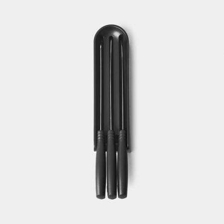 Brabantia Drawer Knife Block Plus Knives Tasty+ - Dark Grey image 1