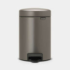 Brabantia Newicon Pedal Bin 3 Litre - Platinum image 0