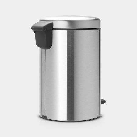 Brabantia Newicon Pedal Bin 12 Litre - Matt Steel image 1