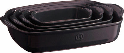 Emile Henry Ultime Rectangular Baker 36cm Charcoal image 2