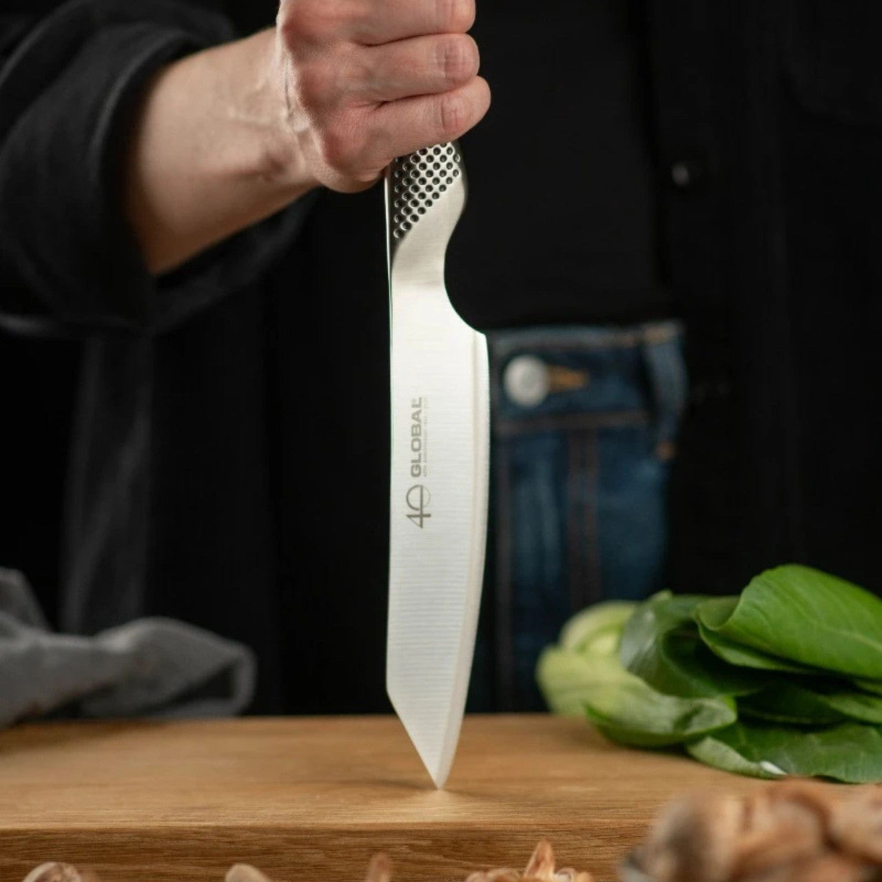 Global 40th Anniversary Kiritsuke Knife, 15cm image 1