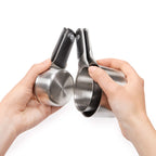 Oxo 4 Piece Stainless Steel Measuring Cup Set image 4
