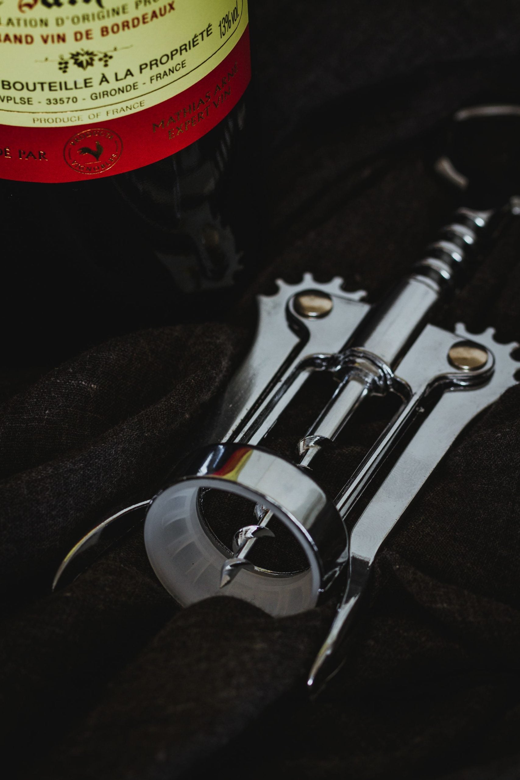 BarCraft Double Handled Chrome Wing Corkscrew image 2