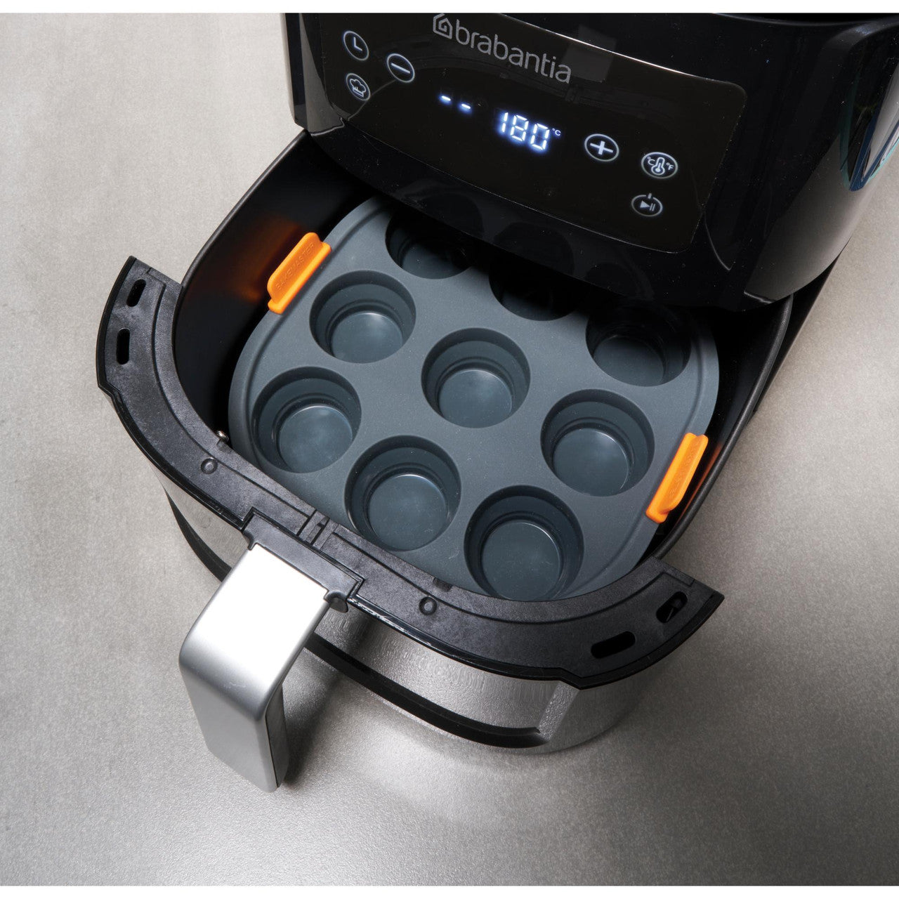 Bakemaster Silicone Collapsible 9 Cup Mini Muffin Air Fryer Insert 21 x 21 x 4cm image 2