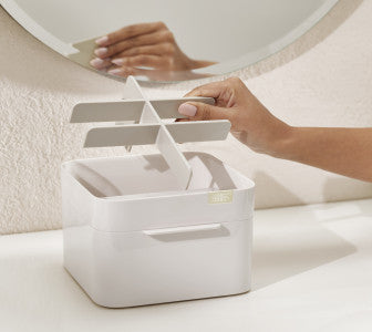 Joseph Joseph Viva Cosmetic organiser with drawer - Shell image 4