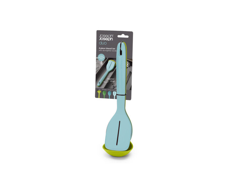 Joseph Joseph Duo 4pc In-drawer Utensil Set (Opal) image 2