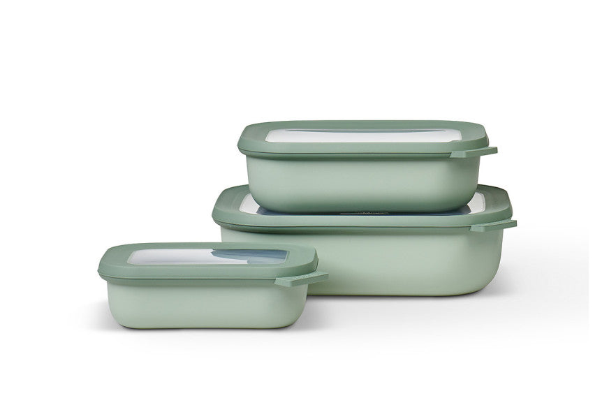 Cirqula Rectangle Small Set 3 Piece Nordic Sage image 0
