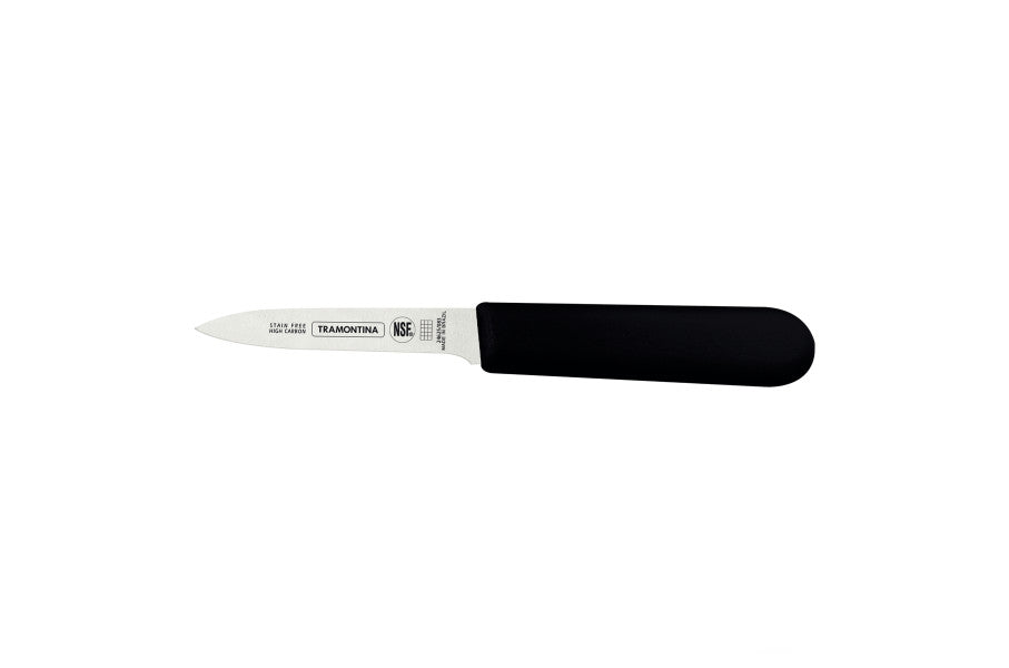 Tramontina Professional Master Black Paring Knife Straight 3", 8cm image 0