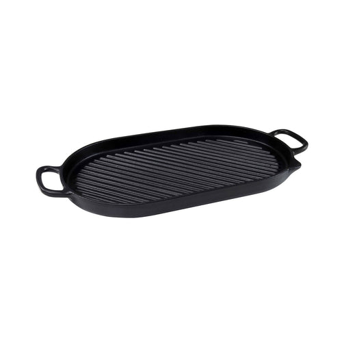 Chasseur Oval Stove Top Grill 42 x 20cm Onyx image 0