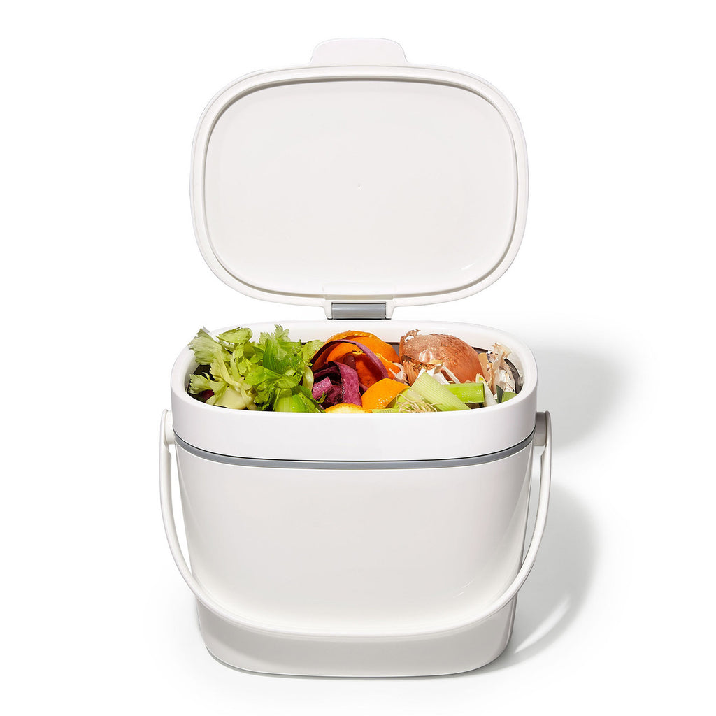 Oxo Easy-Clean Compost Bin ? White image 2