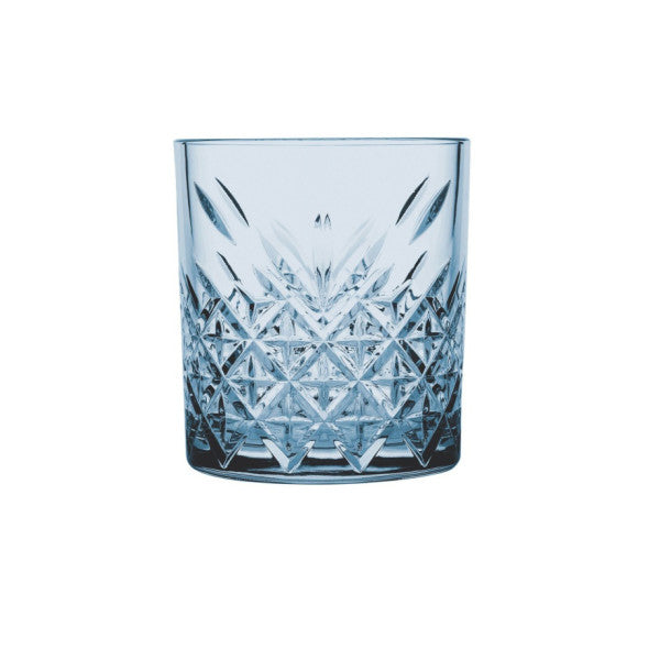 Pasabahce Timeless Double Old Fashioned Blue 345ml - Set 4 Clearance image 0