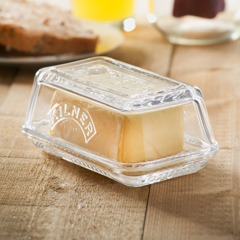 Kilner Glass Butter Dish And Lid